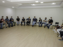 REPRESENTANTE DA ASSOCIAÇÃO EMPRESARIAL E EMPRESÁRIOS ESTEVE EM REUNIÃO NO GABINETE DO PREFEITO TOLEDO.