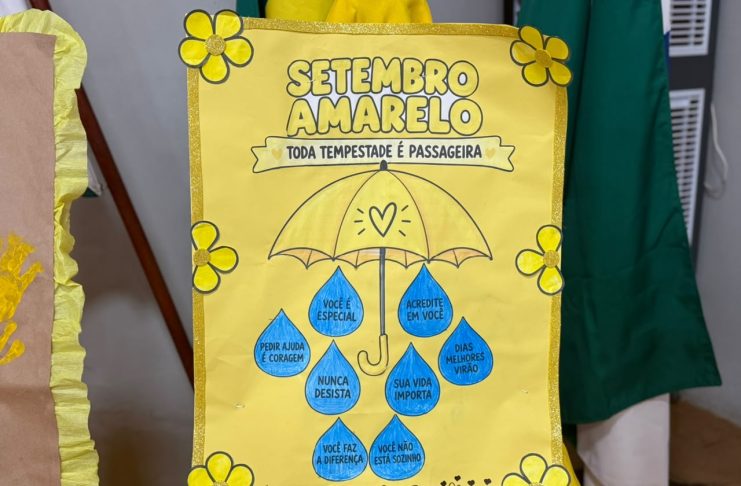 Setembro Amarelo escolas e CMEIs de Cambira promovem conscientização pela valorização da vida