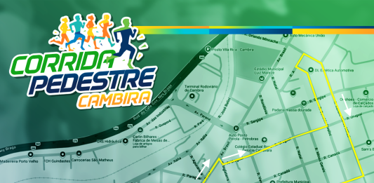 Prefeitura de Cambira divulga percurso da Corrida Pedestre 2026